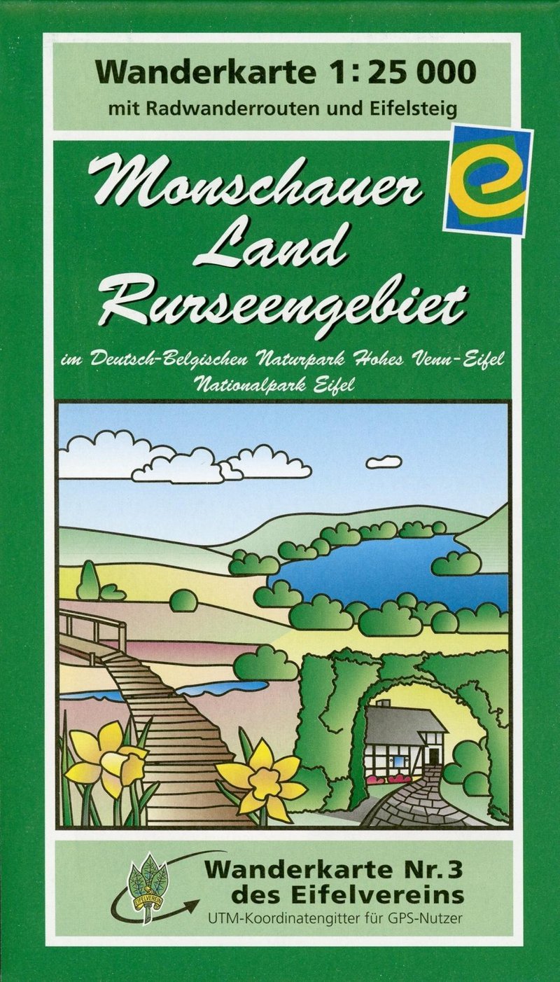 Online bestellen: Wandelkaart 03 Monschauer Land Rurseengebiet | Eifelverein