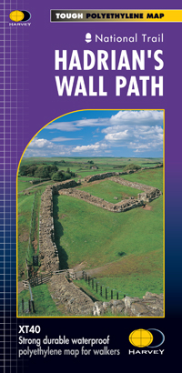 Online bestellen: Wandelkaart Hadrian's Wall | Harvey Maps