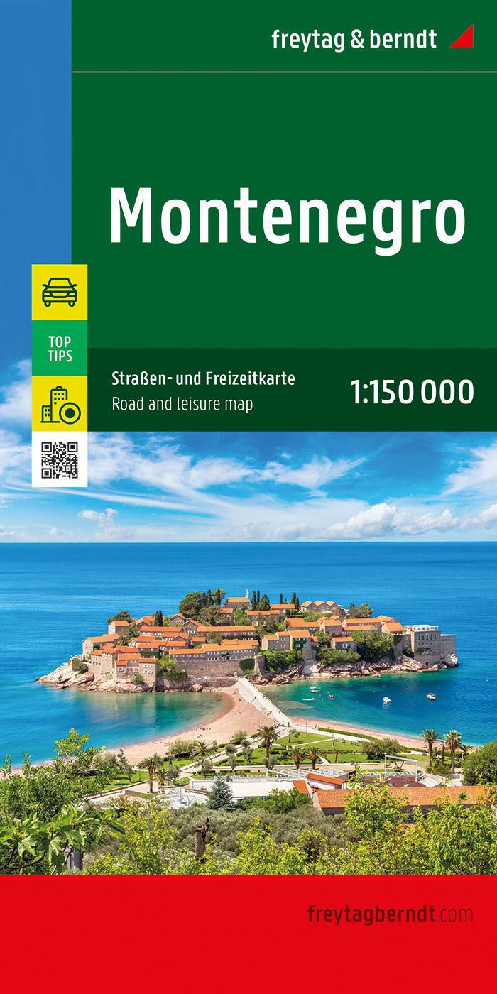 Online bestellen: Wegenkaart - landkaart Montenegro | Freytag & Berndt