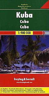 Wegenkaart  - landkaart Cuba | Freytag &amp; Berndt | 