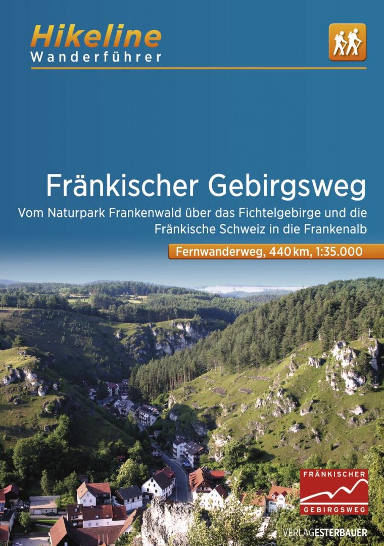 Online bestellen: Wandelgids Hikeline Fränkischer Gebirgsweg | Esterbauer