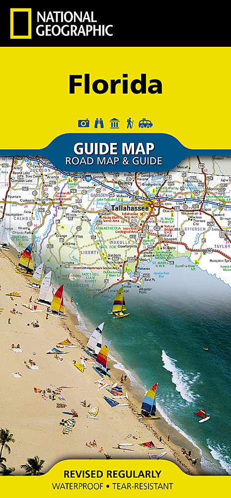 Online bestellen: Wegenkaart - landkaart Guide Map Florida | National Geographic