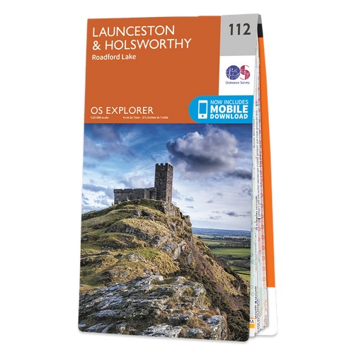 Online bestellen: Wandelkaart - Topografische kaart 112 OS Explorer Map Launceston & Holsworthy | Ordnance Survey
