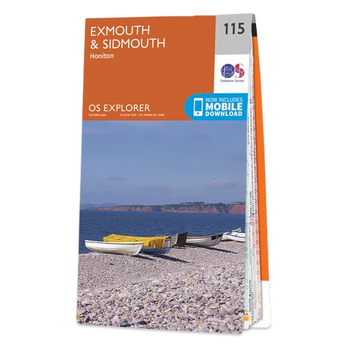 Online bestellen: Wandelkaart - Topografische kaart 115 OS Explorer Map Exmouth & Sidmouth | Ordnance Survey
