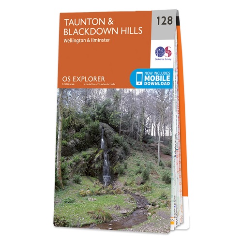 Online bestellen: Wandelkaart - Topografische kaart 128 OS Explorer Map Taunton & Blackdown Hills | Ordnance Survey