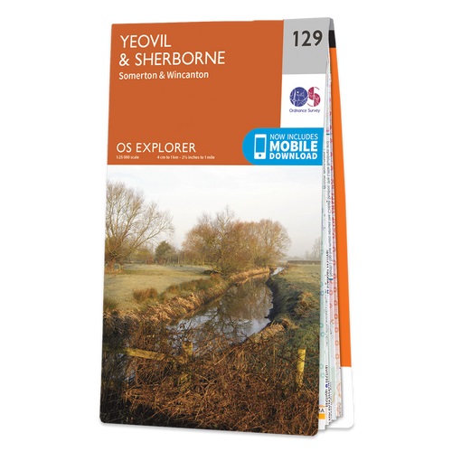 Online bestellen: Wandelkaart - Topografische kaart 129 OS Explorer Map Yeovil & Sherborne | Ordnance Survey