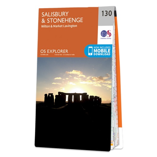 Online bestellen: Wandelkaart - Topografische kaart 130 OS Explorer Map Salisbury & Stonehenge | Ordnance Survey