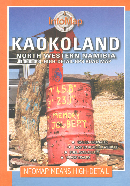 Online bestellen: Wegenkaart - landkaart Kaokoland and northern Damaraland - Namibië | Infomap