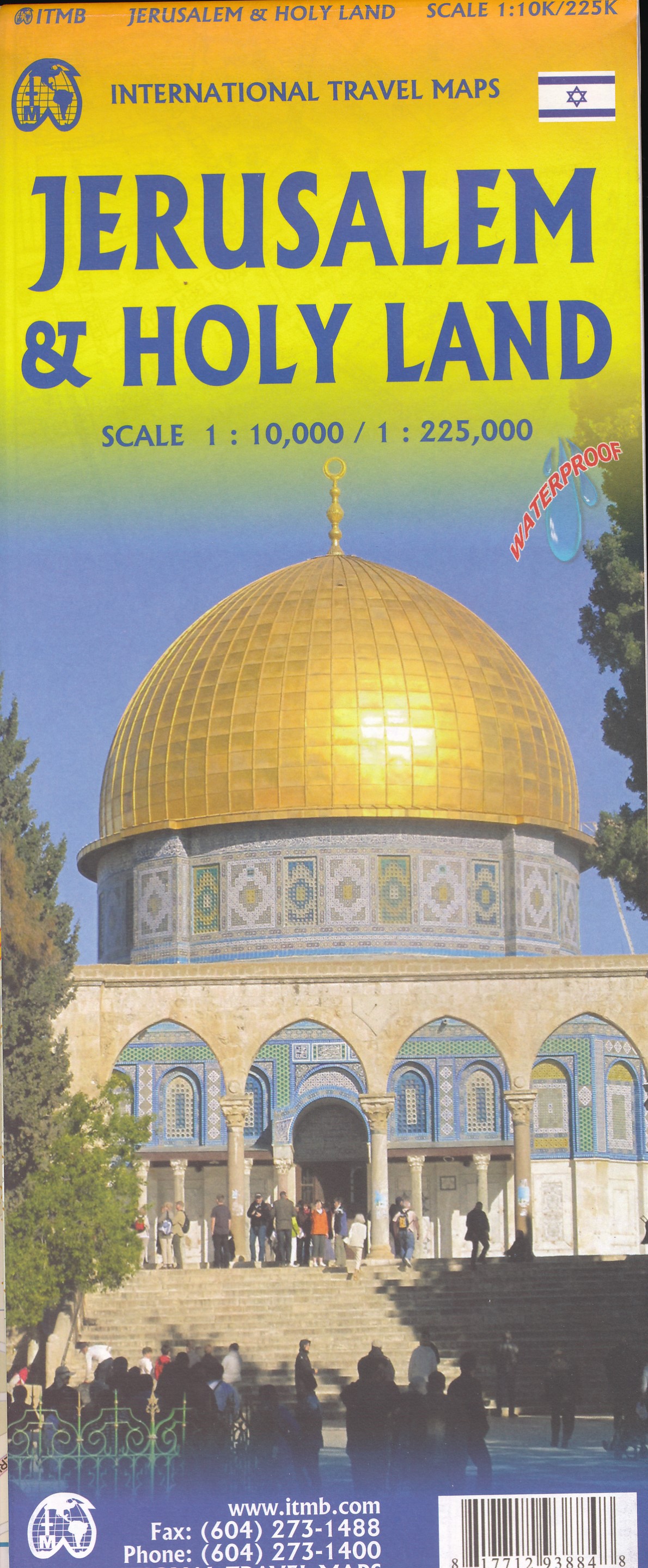Online bestellen: Stadsplattegrond Jerusalem & Holy Land - Jeruzalem en Noord Israël | ITMB