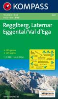 Wandelkaart 630 Regglberg-Latemar-Eggental | Kompass | 