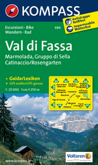 Wandelkaart 686 Val di Fassa-Marmolada-Gruppo di Sella |
