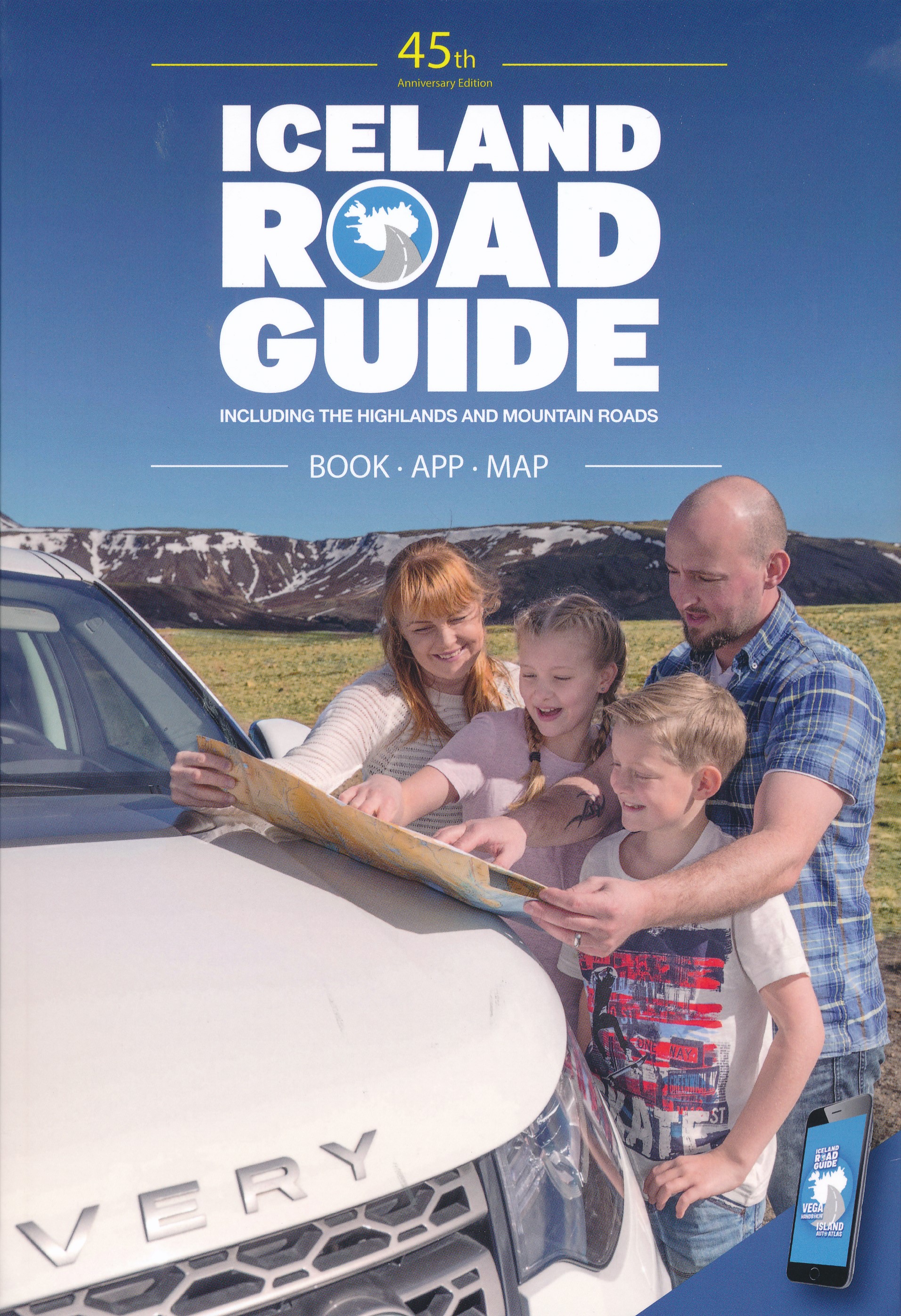 Online bestellen: Reisgids Iceland Road Guide | Vegahandbokin