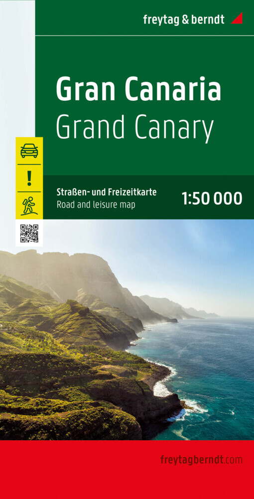 Online bestellen: Wegenkaart - landkaart Gran Canaria | Freytag & Berndt