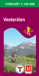Wandelkaart 2645 Vesterålen, topografische kaart - turkart Noorwegen | Statens - Ugland IT 2645 | 