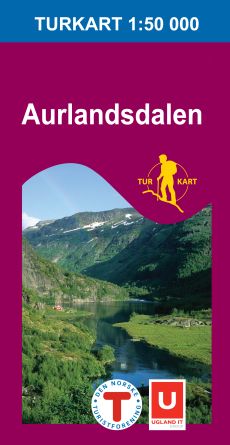 Wandelkaart 2565 Aurlandsdalen | Turkart Ugland | 