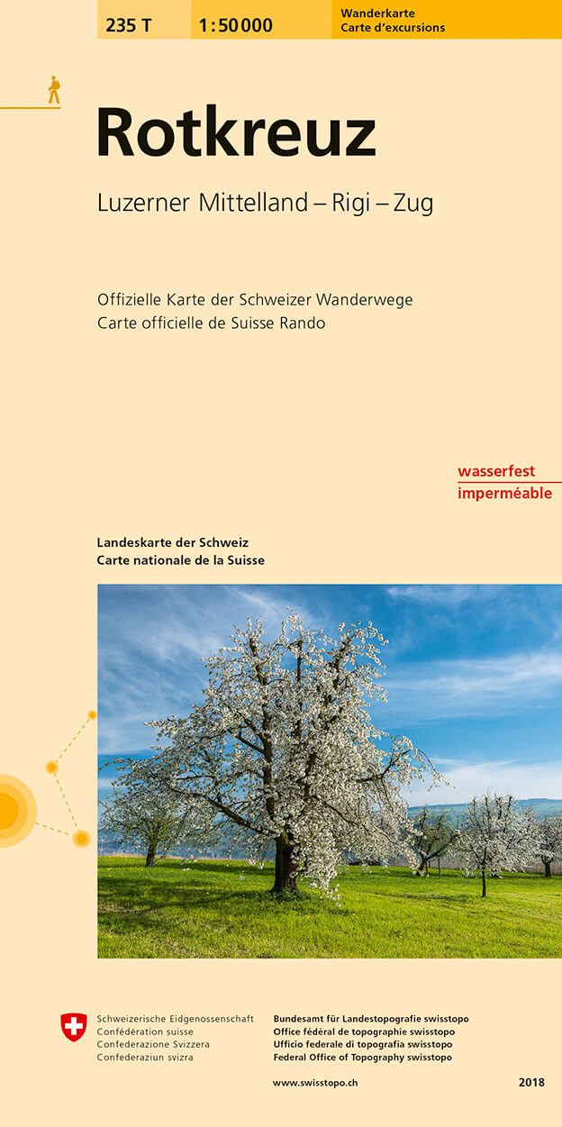 Online bestellen: Wandelkaart 235T Rotkreuz | Swisstopo