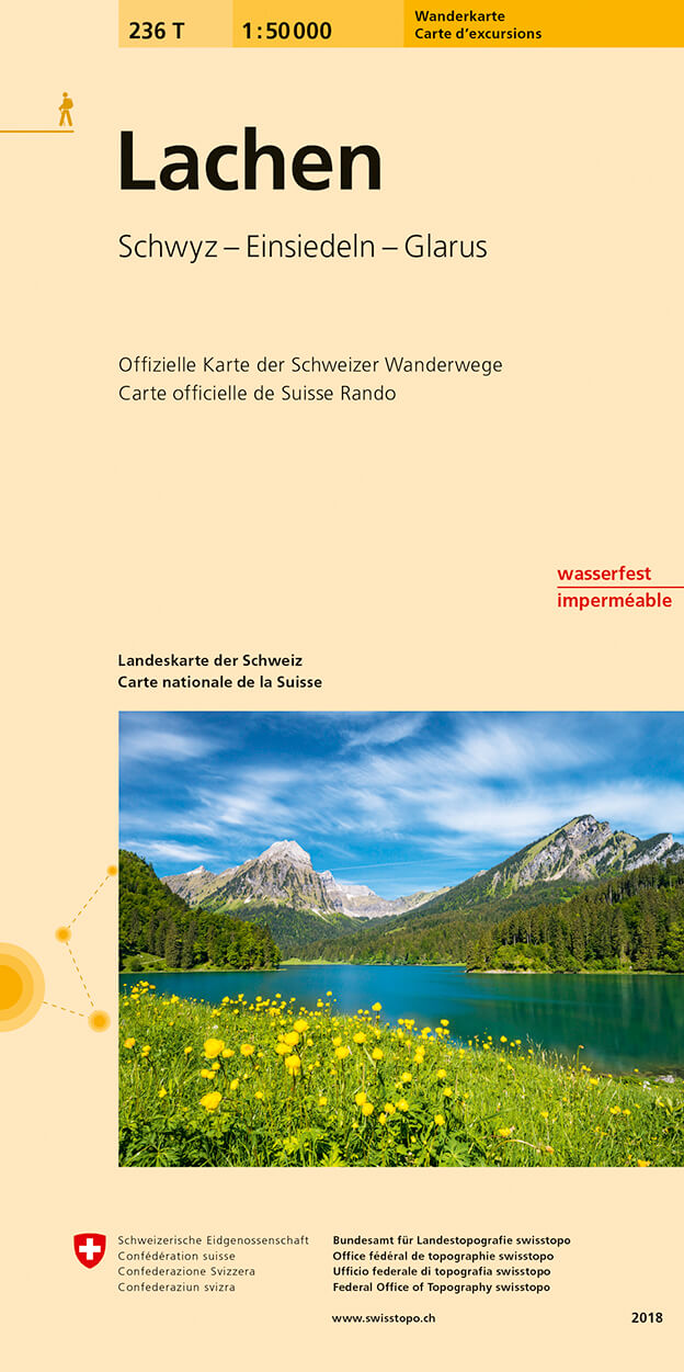 Online bestellen: Wandelkaart 236T Lachen | Swisstopo