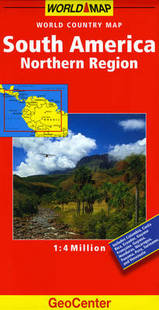 Wegenkaart - Landkaart South America Northern Region | World Map | 