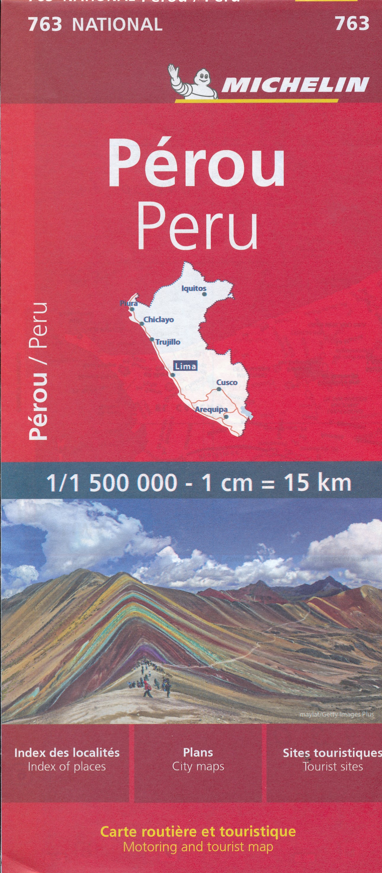 Online bestellen: Wegenkaart - landkaart 763 Peru | Michelin