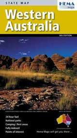 Landkaart - wegenkaart Western Australia state map | Hema maps | 