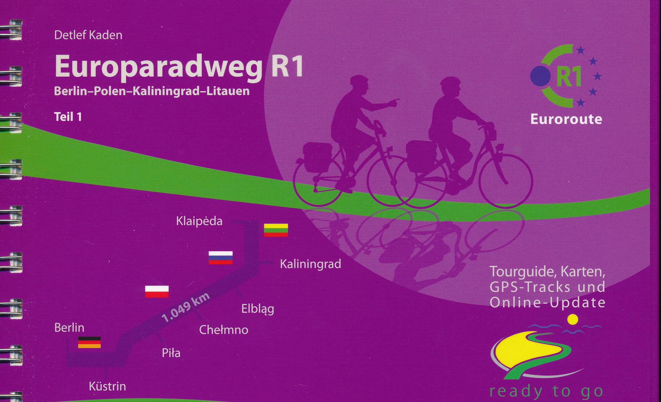 Online bestellen: Fietsgids Europaradweg R1 deel 1: Berlijn - Litouwen | IS Radweg