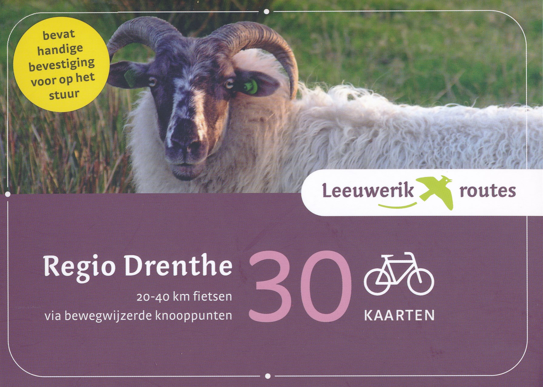 Fietskaart Leeuwerikroutes Regio Drenthe | Buijten & Schipperheijn de zwerver