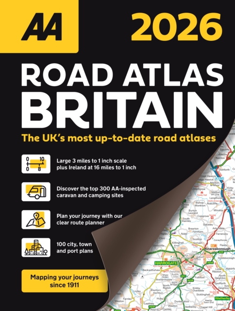 Wegenatlas Road Atlas Britain 2026 | Ringband | A4-Formaat | AA Publis