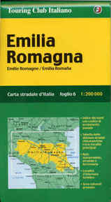 Wegenkaart - landkaart Emilia Romagna fietskaart | Touring club Italiano TCI 1:200.000 | 