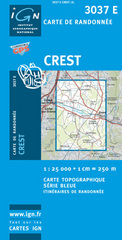 Wandelkaart 3037E - 3037 E Crest topografische kaart | IGN Bleue |