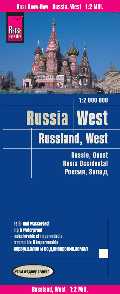 Online bestellen: Wegenkaart - landkaart Russland west - West-Rusland | Reise Know-How Verlag