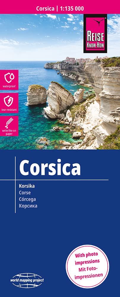 Online bestellen: Wegenkaart - landkaart Korsika - Corsica | Reise Know-How Verlag