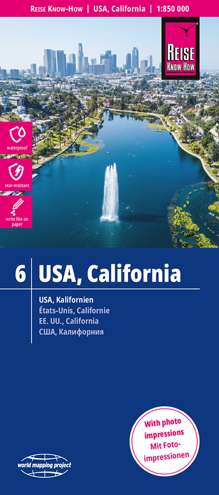 Online bestellen: Wegenkaart - landkaart 06 USA Kalifornien - Californië | Reise Know-How Verlag