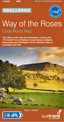 Fietskaart Way of the Roses official cycle route map | Sustrans NN69 |