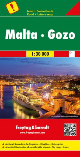 Online bestellen: Wegenkaart - landkaart Malta Gozo | Freytag & Berndt