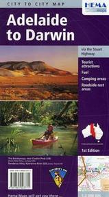 Landkaart - wegenkaart Adelaide - Darwin | HEMA |