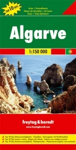 Online bestellen: Wegenkaart - landkaart Algarve | Freytag & Berndt