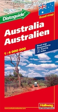 Online bestellen: Wegenkaart - landkaart Australië - Australia | Hallwag