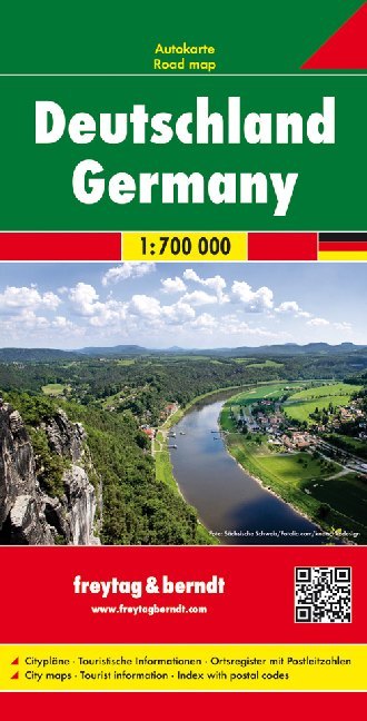 Online bestellen: Wegenkaart - landkaart Deutschland - Duitsland | Freytag & Berndt