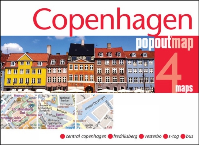 Online bestellen: Stadsplattegrond Popout Map Kopenhagen - Copenhagen | Compass Maps