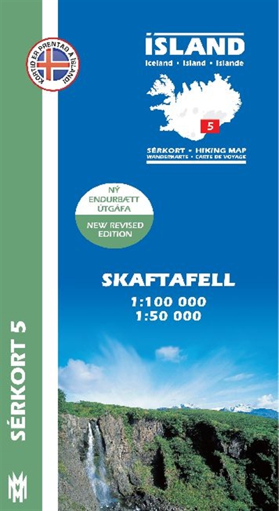 Online bestellen: Wandelkaart 05 Serkort Skaftafell - IJsland | Mal og Menning