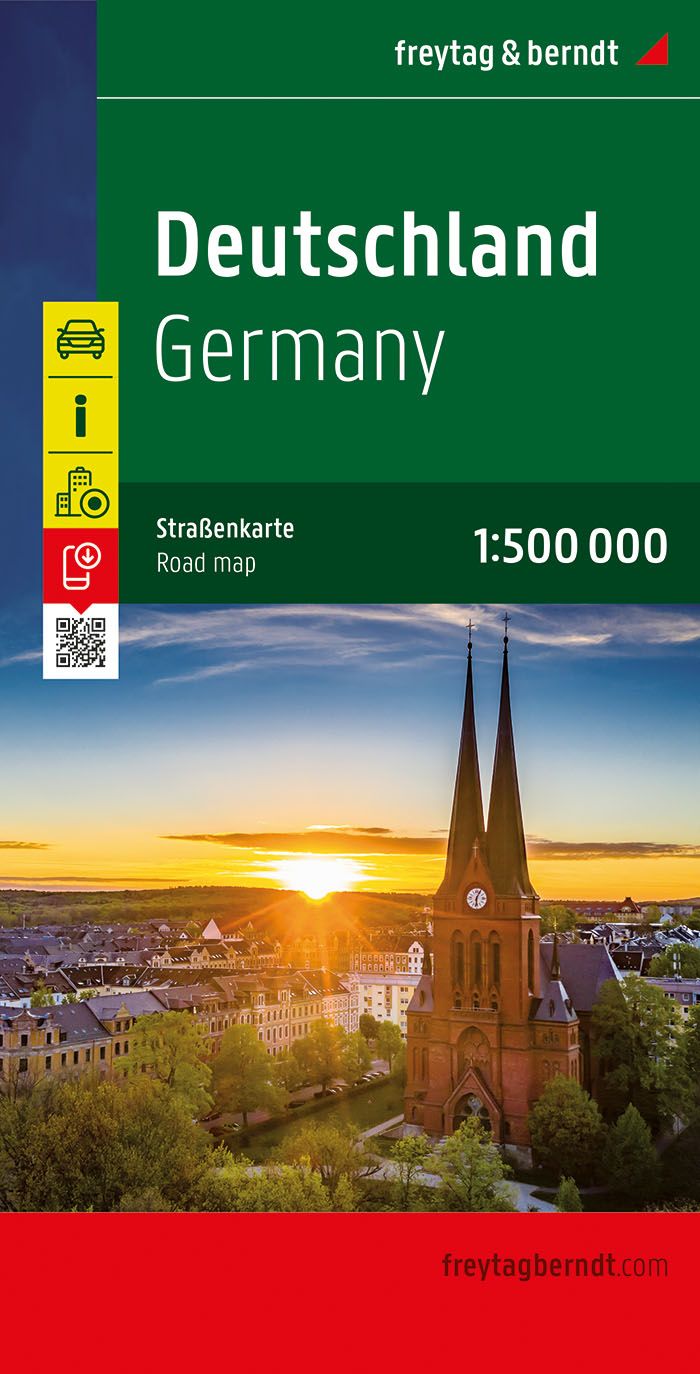 Online bestellen: Wegenkaart - landkaart Duitsland - Deutschland - Germany | Freytag & Berndt