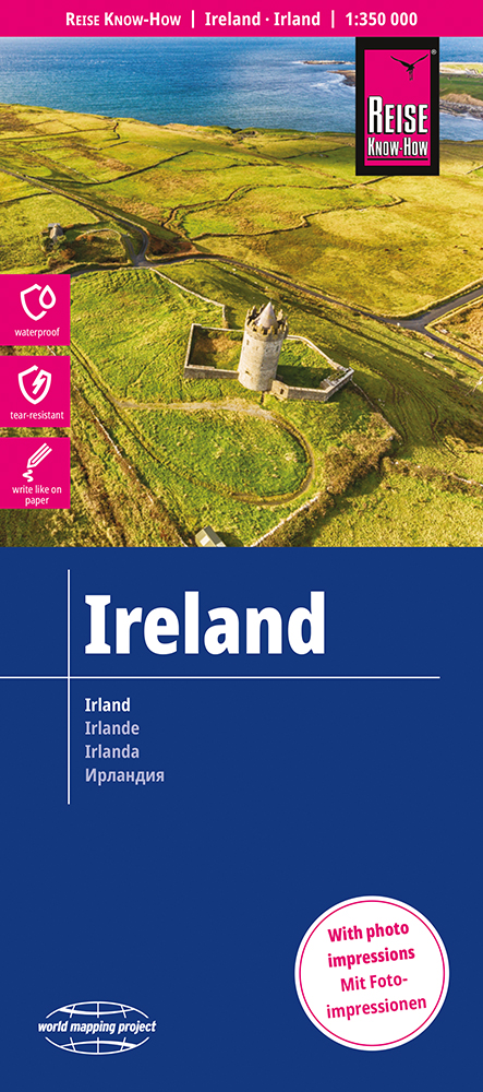 Online bestellen: Wegenkaart - landkaart Ierland | Reise Know-How Verlag