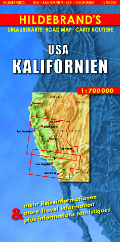 Wegenkaart - Landkaart California - Californië | Hildebrand's |