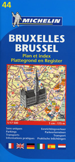 Stadsplattegrond -  plattegrond Bruxelles - Brussel no. 44  | Michelin | 