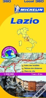 Wegenkaart - landkaart Michelin 360 Lazio - Latium | Michelin | 
