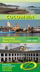 Online bestellen: Wegenkaart - landkaart Colombia | Mapas Naturismo