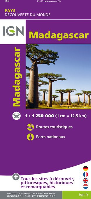 Online bestellen: Wegenkaart - landkaart Madagascar | IGN - Institut Géographique National