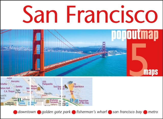 Online bestellen: Stadsplattegrond Popout Map San Francisco | Compass Maps