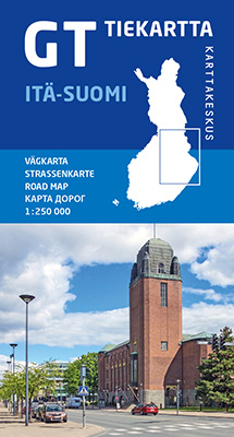 Online bestellen: Wegenkaart - landkaart Itä-Suomi - Oost Finland | Karttakeskus